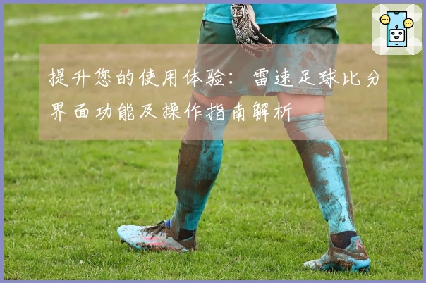 提升您的使用体验：雷速足球比分界面功能及操作指南解析