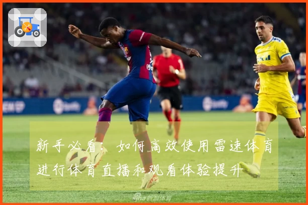 新手必看：如何高效使用雷速体育进行体育直播和观看体验提升